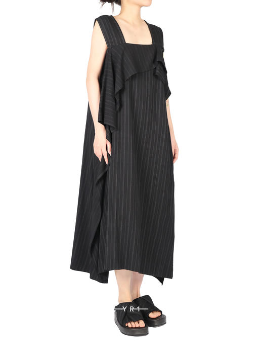 Y's | 条纹纽扣长裙 商品图2