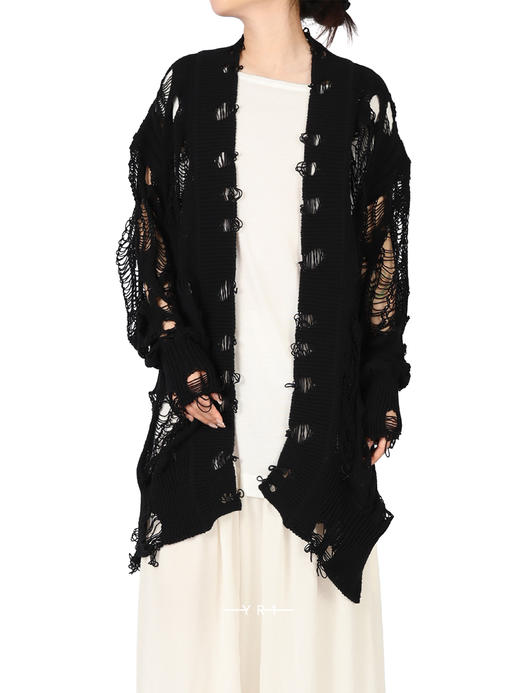 Y's | 破洞针织开衫 商品图0