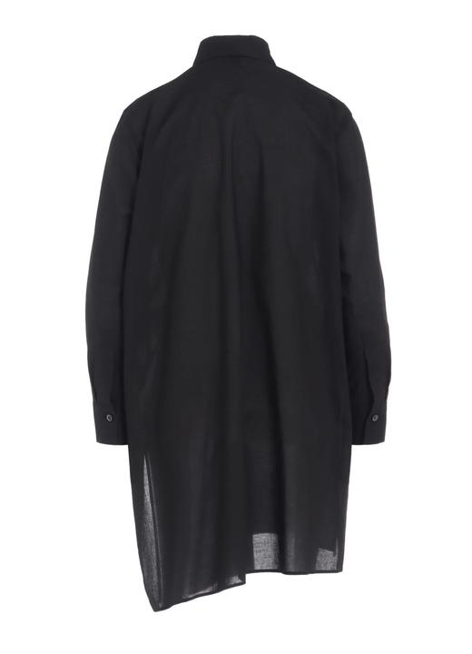 Y's | 黑色荷叶边衬衫 商品图5