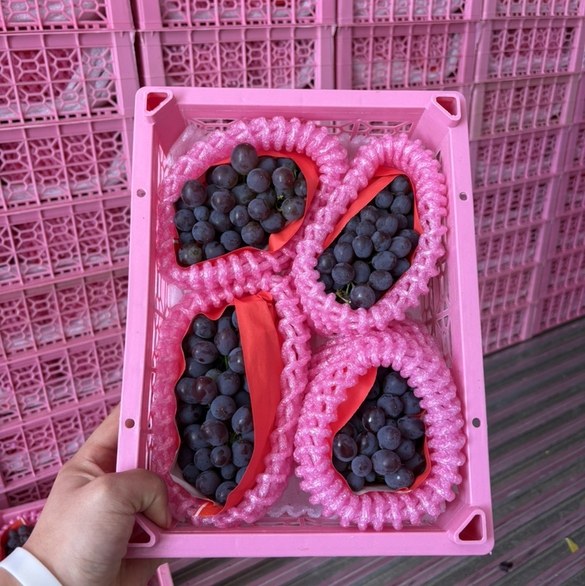 预定17.8元一件茉莉香葡萄3-4串装约1.6斤左右（4.6-4.7号提货）