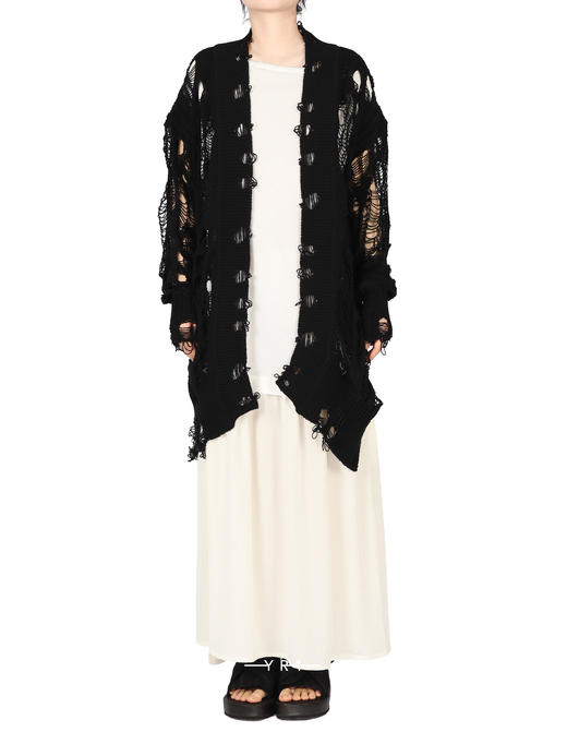 Y's | 破洞针织开衫 商品图1