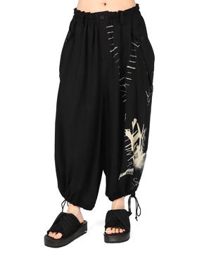 Y's | Y字印花灯笼裤