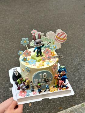 疯狂动物城（提前24小时预定/含翻糖配件）