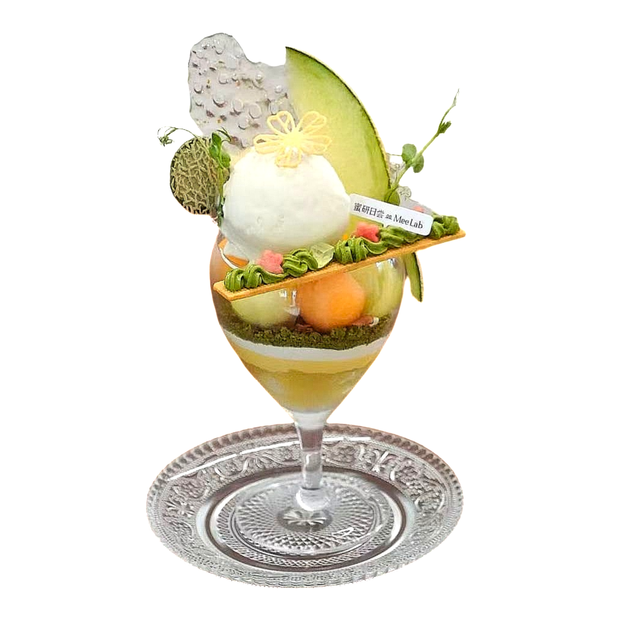 珑蜜半夏玄米蜜瓜芭菲杯 （现做15分钟）