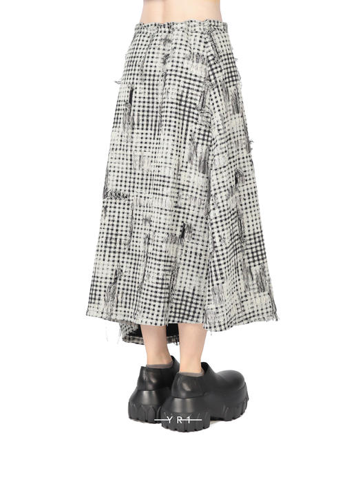 Y's | 重工织艺褶裥半裙 商品图2