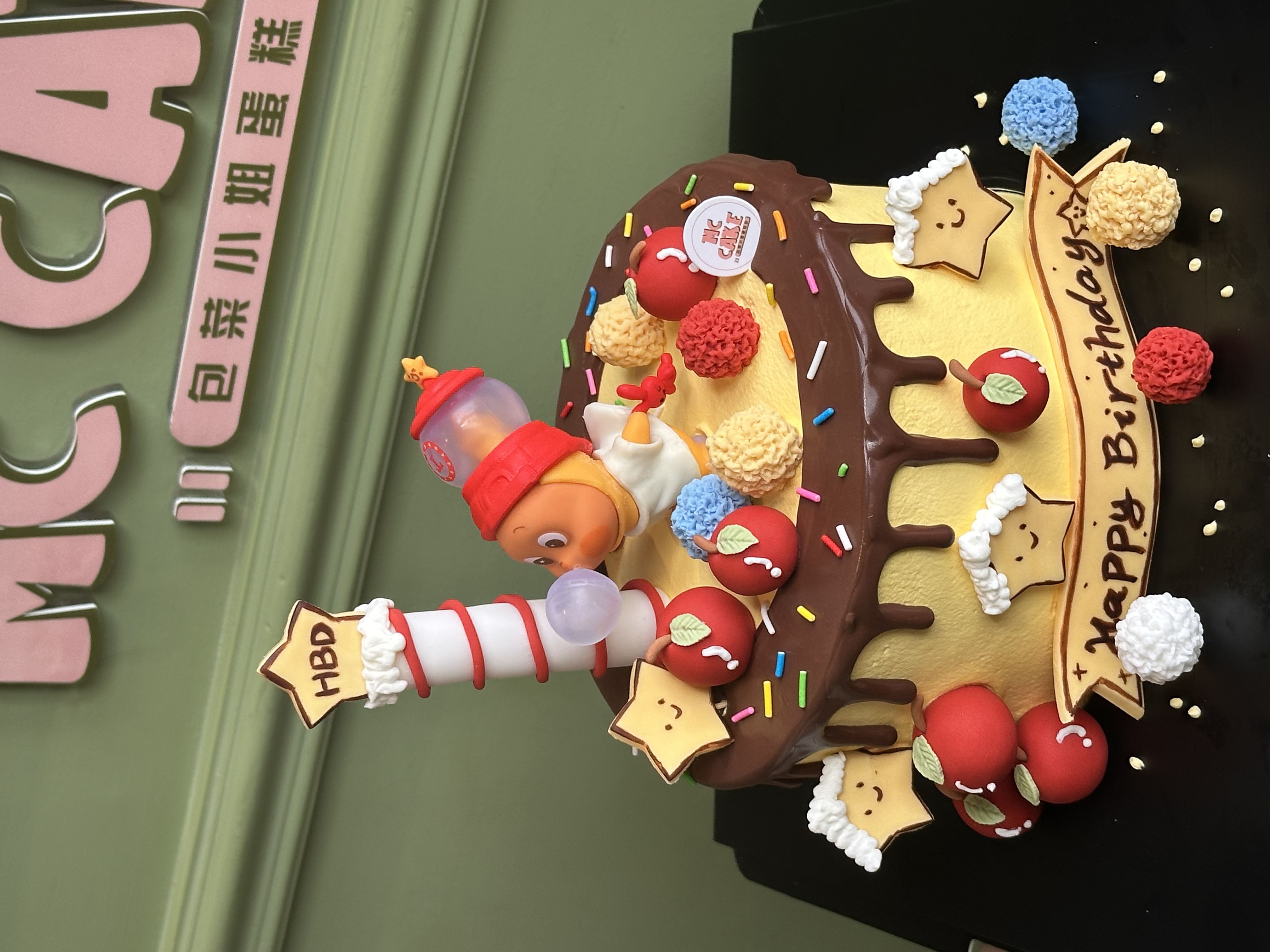 星星人玩具蛋糕