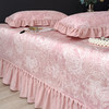 【春夏上新】自然醒A类600克豆豆乙纶全PE玫瑰系列双面提花床裙款床盖款凉感软席（可水洗机洗）QJ 商品缩略图8