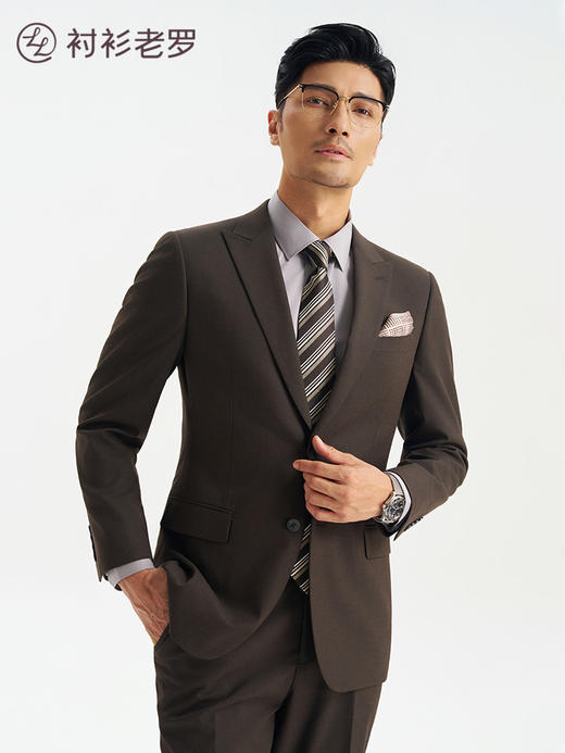 【总裁T2】易打理戗驳领套西西装单件上装247B0S508N 商品图2