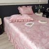 【春夏上新】自然醒A类600克豆豆乙纶全PE玫瑰系列双面提花床裙款床盖款凉感软席（可水洗机洗）QJ 商品缩略图2