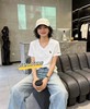 LS女士云感棉V领镶钻半袖5663 商品缩略图0