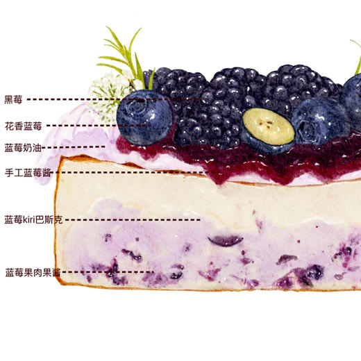 NEW /蓝莓巴斯克（储值会员专属8.5折） 商品图1