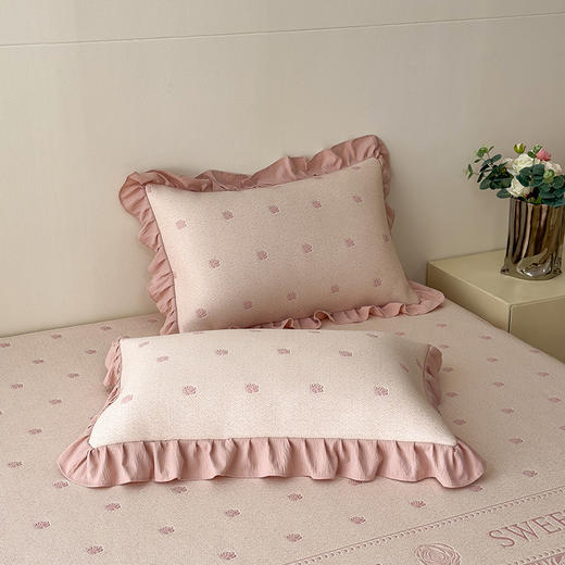 【春夏上新】自然醒A类600克豆豆乙纶全PE轻奢上下拼双面提花床裙款凉感软席（可水洗机洗）QJ 商品图11