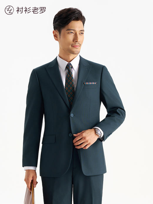 【总裁T2】易打理戗驳领套西西装单件上装247B0S508N 商品图7