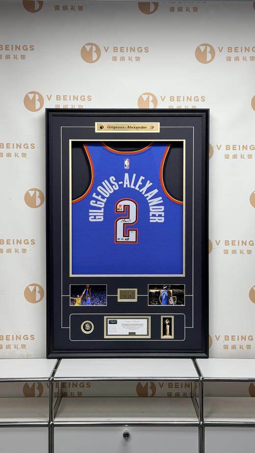 收藏系列 亚历山大 雷霆队2号蓝色 限量版 亲笔签名球衣 加签铭文 24-25MVP 全球限量25件 商品图4