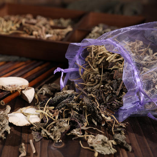 驱蚊包80g/包 康美中药饮片丁香/艾叶/白芷/紫苏叶/薄荷/石菖蒲/广藿香/金银花【本品仅药材不含纱袋，需自备】 商品图3