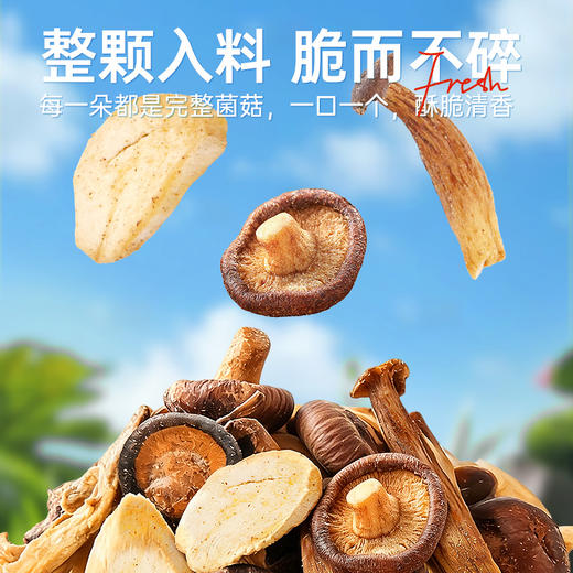 【鲜食】几多全黑松露味组合菌菇脆 210g/袋  菌香四溢 酥脆味鲜 商品图3