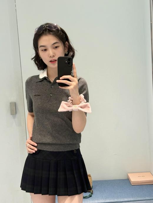 Miumiu早春新款娃娃领短袖 商品图0