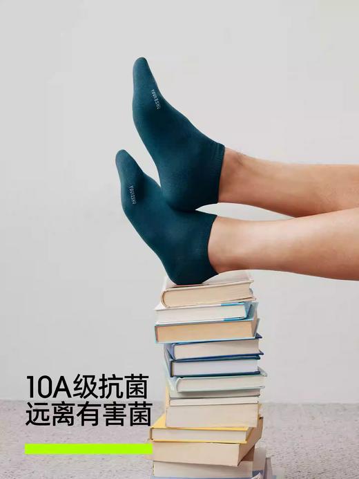 【10A抗菌】有棵树袜子男士短袜夏季薄款纯棉透气运动吸汗防臭短 商品图3