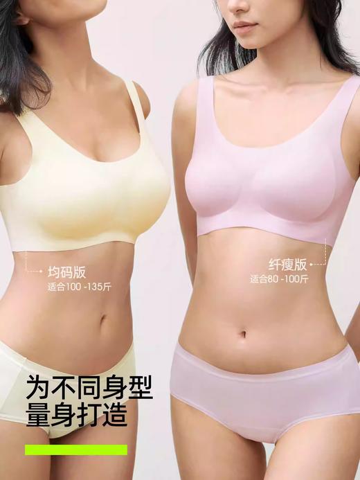 孟子义同款】有棵树无尺码内衣女隐形无痕透气薄款背心文胸罩 商品图4
