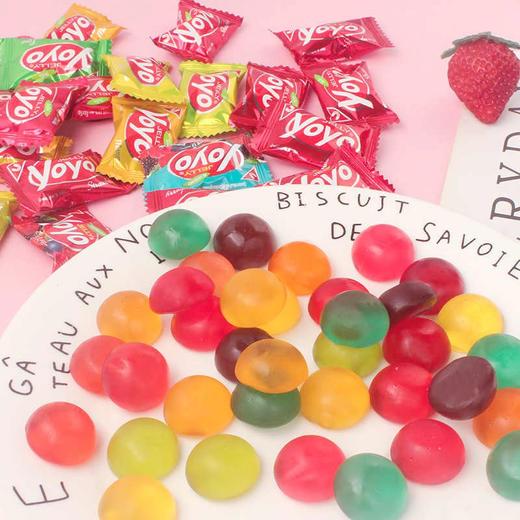 【新品限时购】YOYO牌果汁夹心/什锦水果味软糖（凝胶糖果）155g  062315/062316  QQ橡皮糖果 商品图2