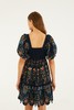 Farm Rio - Stitched Garden Mini Dress - Navy Blue - 女装 - 连身裙 - 深蓝色 商品缩略图2