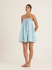 PEONY - Ruched Mini Dress - Paper Daisy - 女装 - 连身裙 - 浅蓝花色 商品缩略图2