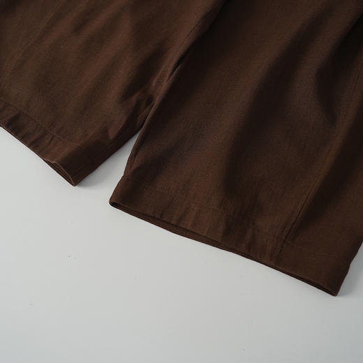 VIMAGE纬漫纪2026夏季新款复古通勤大气高腰休闲百搭直筒阔腿裤V2505222 商品图4