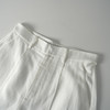 VIMAGE纬漫纪2026夏季新款莱赛尔亚麻高腰直筒白色休闲通勤显瘦短裤V2505225 商品缩略图2
