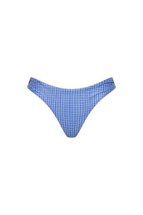 Faithfull The Brand - Leone Bikini Bottom - Sotto - 女装 - 比基尼下装 - 蓝色格纹