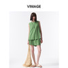 VIMAGE纬漫纪2026夏季新款时尚小众设计无袖莫代尔背心上衣V2513216 商品缩略图0