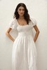 Faithfull The Brand - Sunniva Midi Dress - White - 女装 - 连身裙 - 白色 商品缩略图6