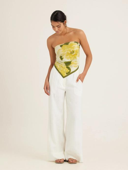 PEONY - Signature Scarf - Claire De Lune - 女装 - 披巾 - 花色 商品图2