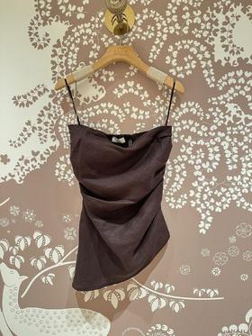 Faithfull The Brand - Nera Top - Espresso - 女装 - 上衣 - 咖色