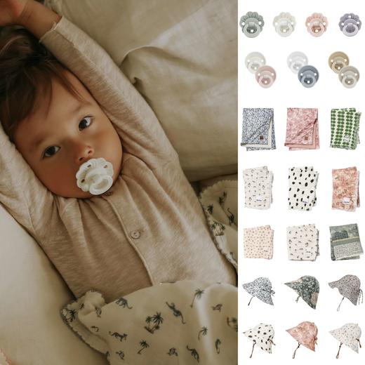 Elodie 26SS  宝宝毯子安抚奶嘴遮阳帽围巾 商品图0
