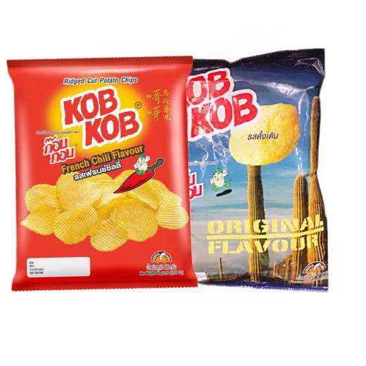 【新品限时购】KOB KOB原味/香辣原切马铃薯片48g  053548/053549  商品图1