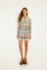 Farm Rio - Stitched Garden Mini Dress - Off-White - 女装 - 连身裙 - 米色 商品缩略图0