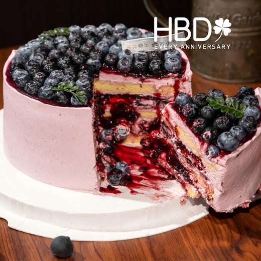 『蓝莓流心』夹心满满超美味蓝莓生日蛋糕 商品图0