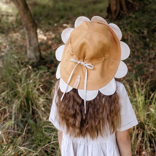 Bedhead 26ss新品 宝宝儿童春夏出行渔夫帽护脖帽田园帽-亚麻系列 商品图2