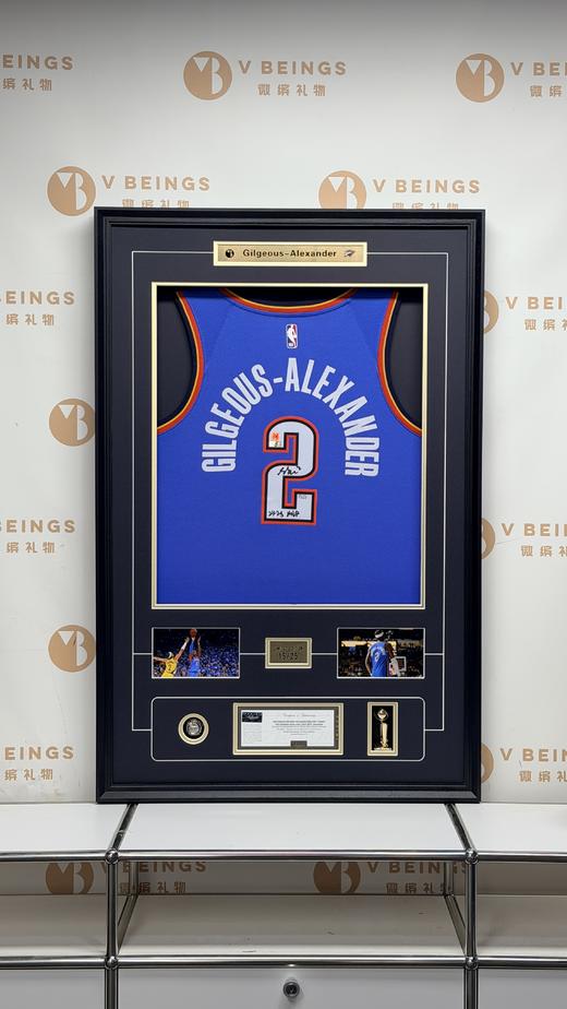收藏系列 亚历山大 雷霆队2号蓝色 限量版 亲笔签名球衣 加签铭文 24-25MVP 全球限量25件 商品图2
