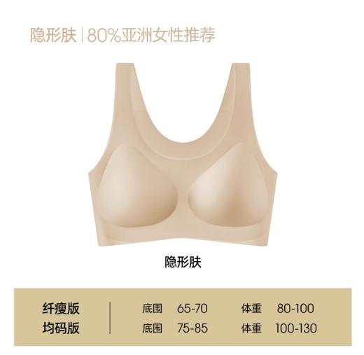 孟子义同款】有棵树无尺码内衣女隐形无痕透气薄款背心文胸罩 商品图5