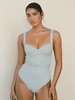 PEONY - Forever Underwire One Piece - Chambray Gingham - 女装 - 连体泳衣 - 浅蓝格纹 商品缩略图1