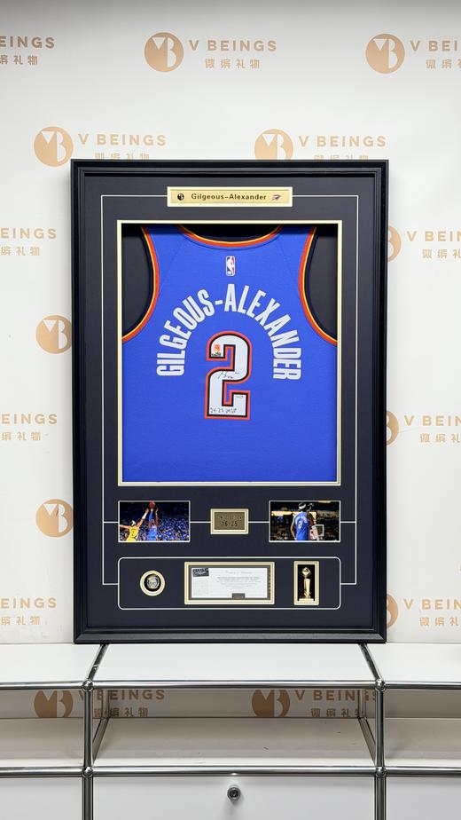收藏系列 亚历山大 雷霆队2号蓝色 限量版 亲笔签名球衣 加签铭文 24-25MVP 全球限量25件 商品图3