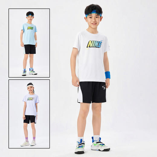 NIKE 3BRAND 夏 大童小童 短袖T/短裤 RWN-WS-1904 商品图6