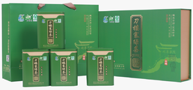 【武汉.新洲】江城百臻武汉大雾山刀楼寨绿茶250g礼盒装(62.5g*4罐）茶叶