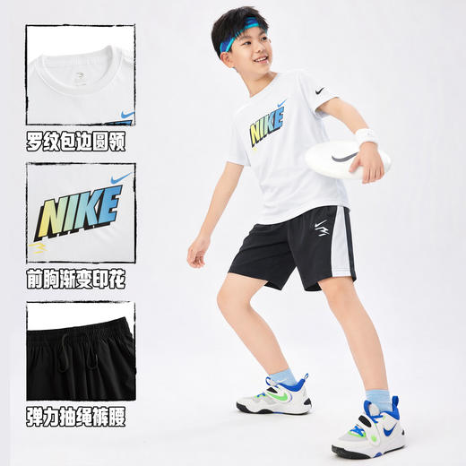 NIKE 3BRAND 夏 大童小童 短袖T/短裤 RWN-WS-1904 商品图4