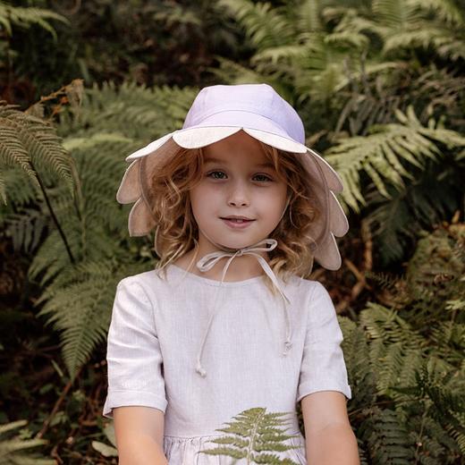 Bedhead 26ss新品 宝宝儿童春夏出行渔夫帽护脖帽田园帽-亚麻系列 商品图3