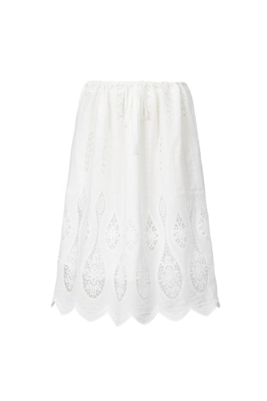 极繁蕾丝抽绳半裙 商品图0