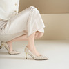 Westory2026年春季尖头高跟鞋婚鞋宴会鞋浅口单鞋W26AE51331 商品缩略图5