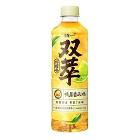 统一双萃鸭屎风味柠檬茶500ml