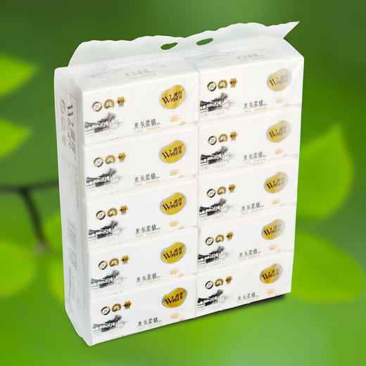 【桂银专属】~水乡柔情抽纸 10包/提 5层400抽/包 商品图2